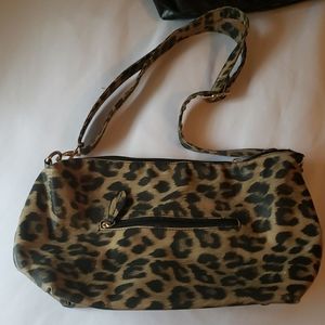 Cheetah print shoulder bag clean great condition SOLD
